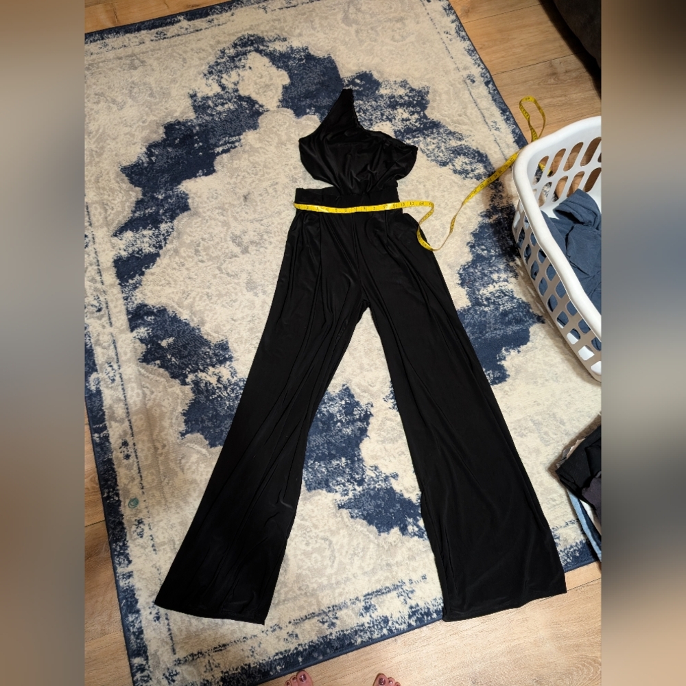 3/$25!!!   TwoSaints Brand Black One Shoulder Jumpsuit, Size 2